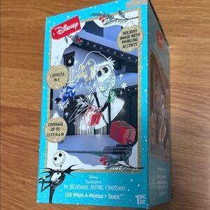 The Nightmare Before Christmas Jack Skellington LED Whirl-A-Motion Projector New
